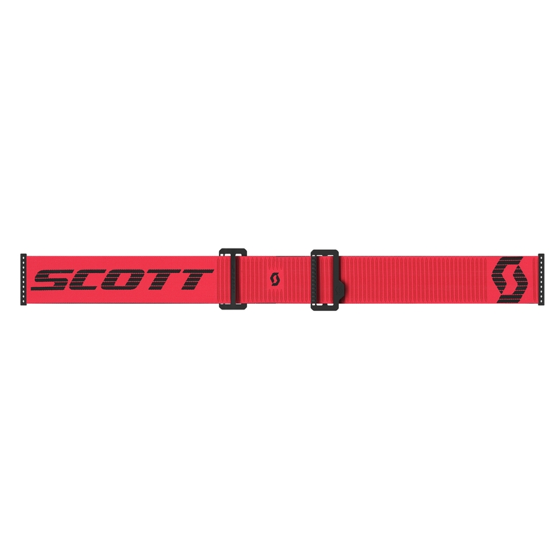 Очила за мотокрос SCOTT Prospect 2.0 червено-черни със сребрист плексиглас
