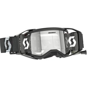 Очила за мотокрос SCOTT Prospect 2.0 Super WFS черно-бели с прозрачен плексиглас
