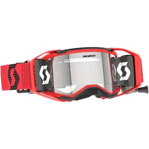 Очила за мотокрос SCOTT Prospect 2.0 WFS червено-черни с прозрачен плексиглас
