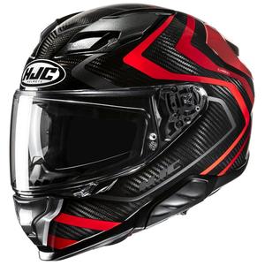 HJC F71 Carbon Nevio MC1 интегрална мотоциклетна каска черна и червена
