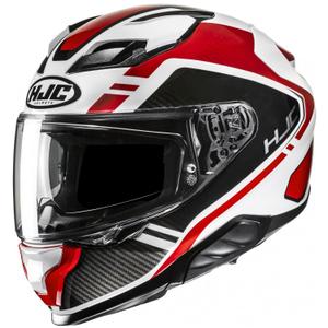 Интегрална мотоциклетна каска HJC F71 Tozz MC1 бяло-червено-черна