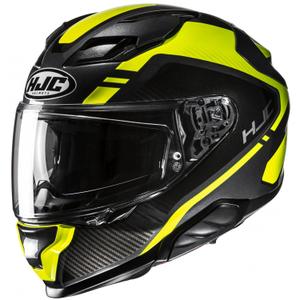 Интегрална мотоциклетна каска HJC F71 Tozz MC3H в черно и флуорово жълто