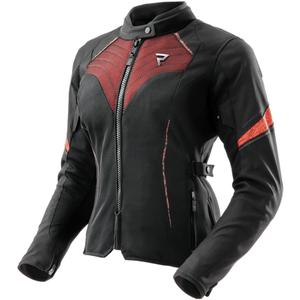 Дамско яке за мотоциклетизъм Rebelhorn Jax Black and Red