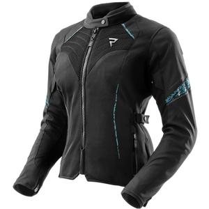 Дамско яке за мотоциклет Rebelhorn Jax Black and Mint