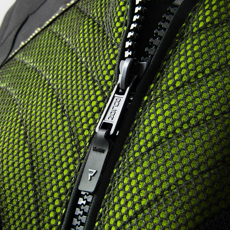 Дамско мотоциклетно яке Rebelhorn Jax black-fluo yellow