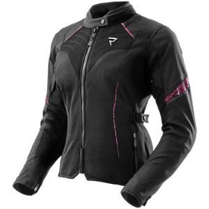 Дамско яке за мотоциклетизъм Rebelhorn Jax Black and Pink