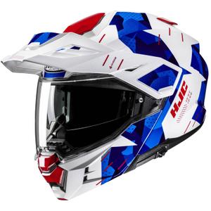 HJC i80 Roki MC21 бяло-синьо-червена обръщаща се мотоциклетна каска