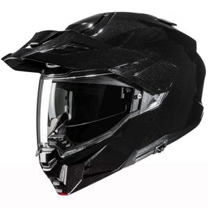HJC i80 Solid metallic black обръщаща се мотоциклетна каска