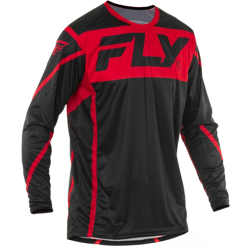 Тениска за мотокрос FLY Racing Lite черно-червена