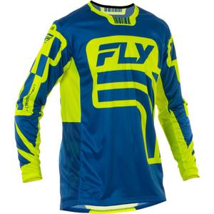 Тениска за мотокрос FLY Racing Lite Lancer blue-fluo yellow