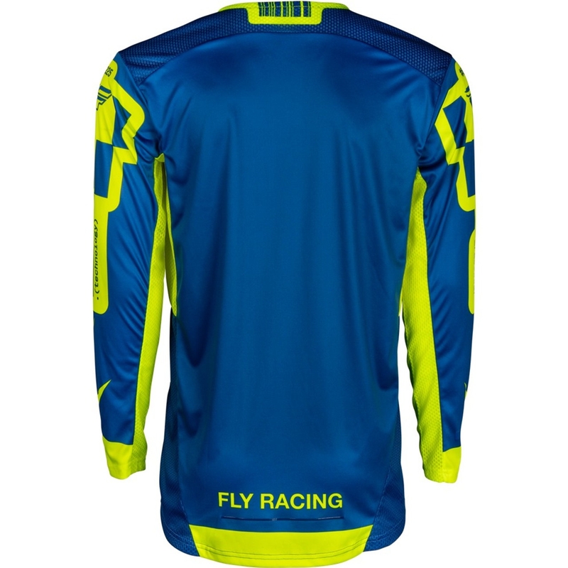 Тениска за мотокрос FLY Racing Lite Lancer blue-fluo yellow