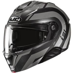 HJC i91 Arven MC5 сиво-черна каска за мотоциклет с обръщане