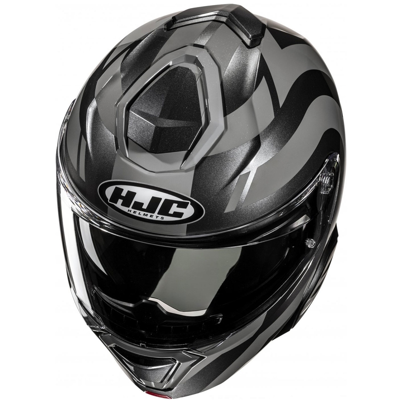 HJC i91 Arven MC5 сиво-черна каска за мотоциклет с обръщане