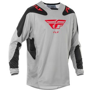 Тениска за мотокрос FLY Racing Kinetic Sym сиво-червено-черна