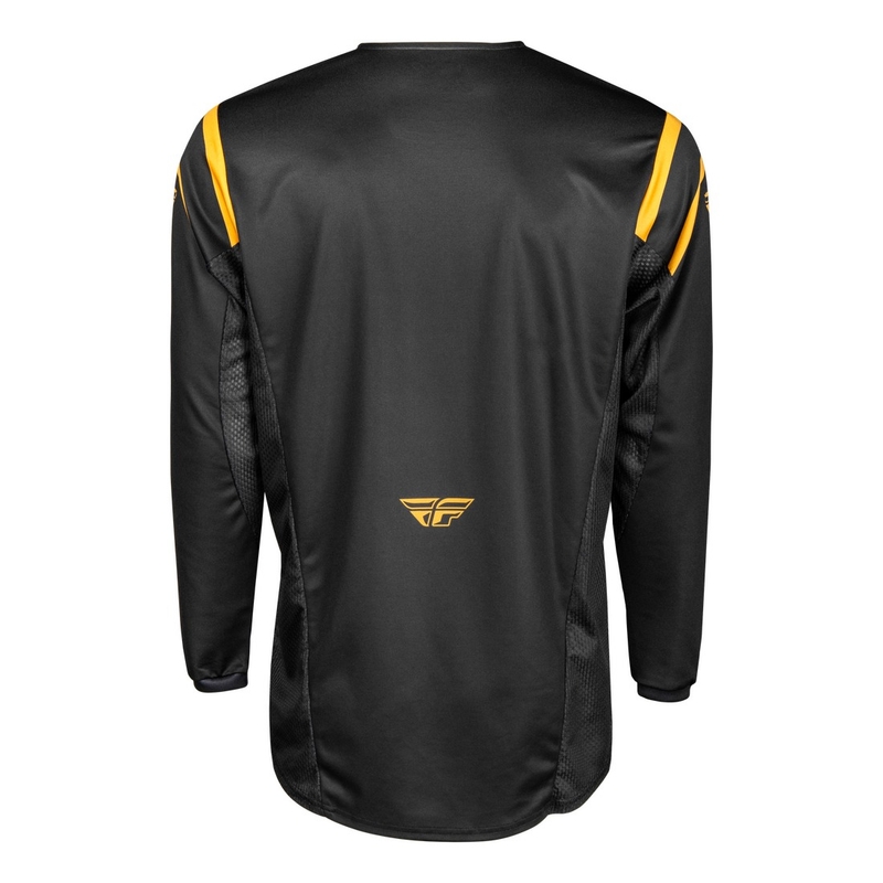 Тениска за мотокрос FLY Racing Kinetic Centre black-gold