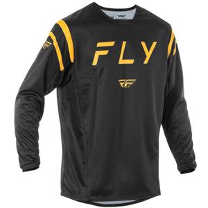 Тениска за мотокрос FLY Racing Kinetic Centre black-gold