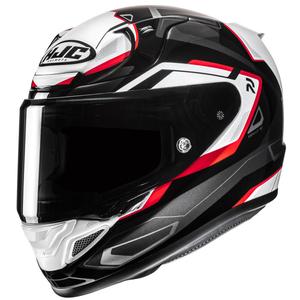 Интегрална мотоциклетна каска HJC RPHA 12 Brels MC1 черно-бяло-червена