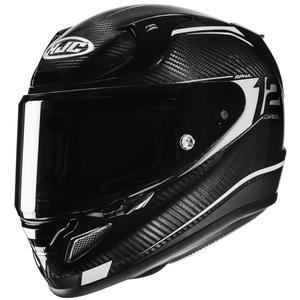 Интегрална мотоциклетна каска HJC RPHA 12 CARBON Keres MC5 черно-бяла