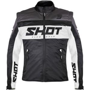 Софтшел яке Shot Softshell Lite черно и бяло