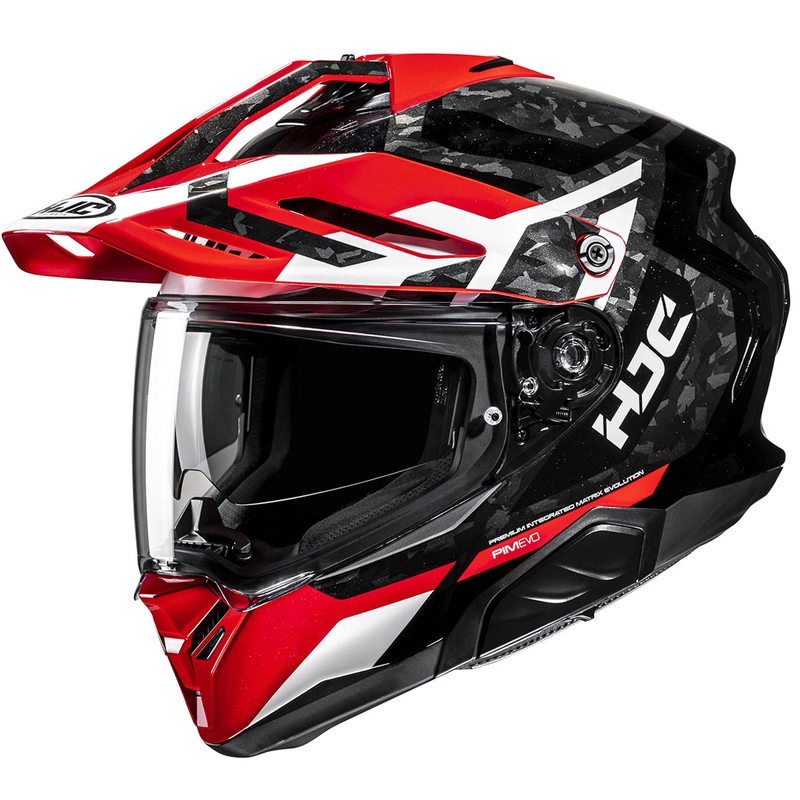 Каска за ендуро мотоциклет HJC RPHA 60 Dakar MC1 черно-червена