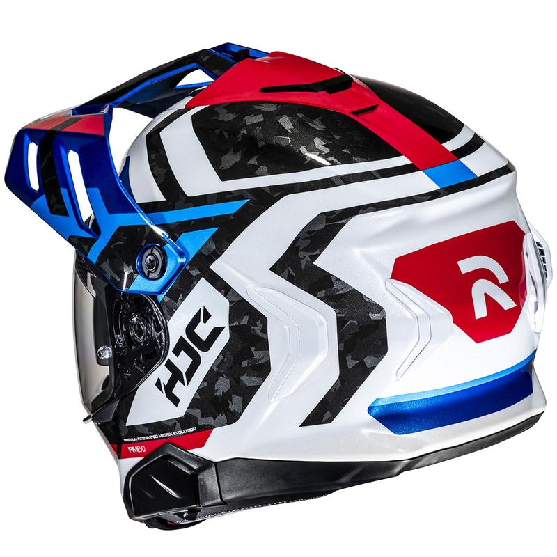 Ендуро мотоциклетна каска HJC RPHA 60 Dakar MC21 синьо-черно-бяла