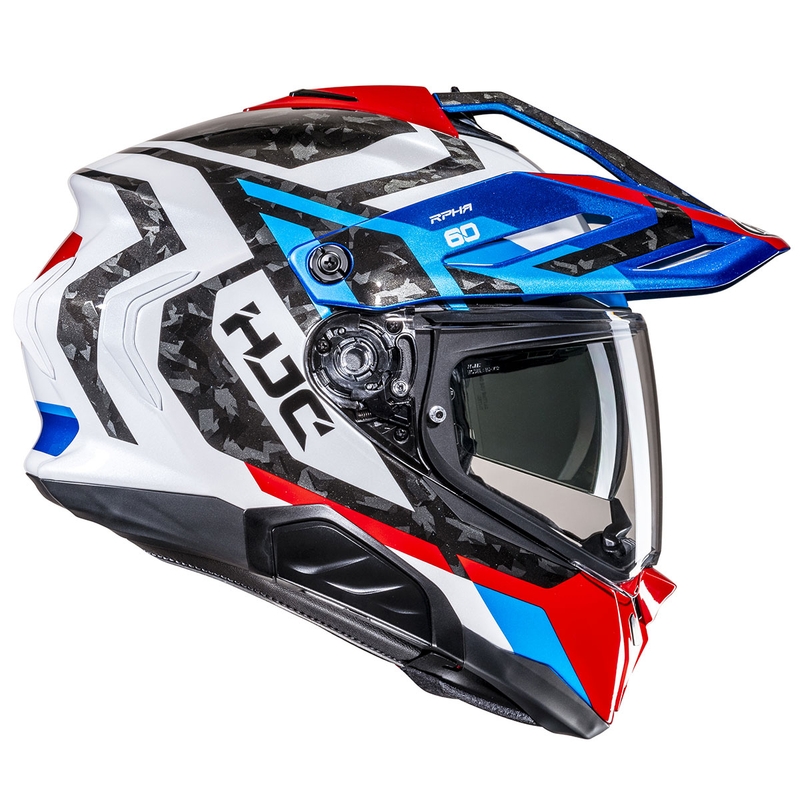 Ендуро мотоциклетна каска HJC RPHA 60 Dakar MC21 синьо-черно-бяла