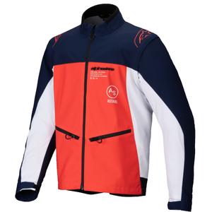 Alpinestars Lite Dura Softshell яке синьо-оранжево-бяло