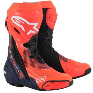 Alpinestars Supertech R Vented limited edition MM93 Marc Marquez fluo red-blue-black мотоциклетни ботуши