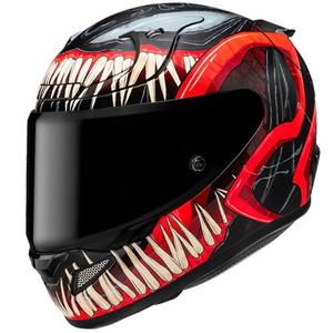 Интегрална мотоциклетна каска HJC RPHA 12 Venom 3 Marvel черно-червена