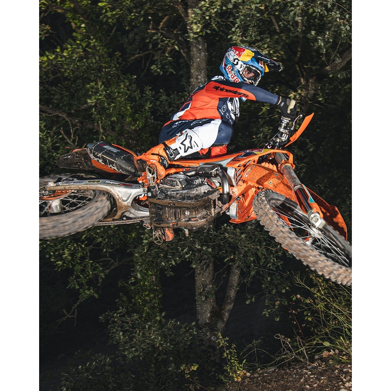 Alpinestars Tech 10 Enduro флуоро-оранжево-черно-бели ботуши за мотоциклетизъм