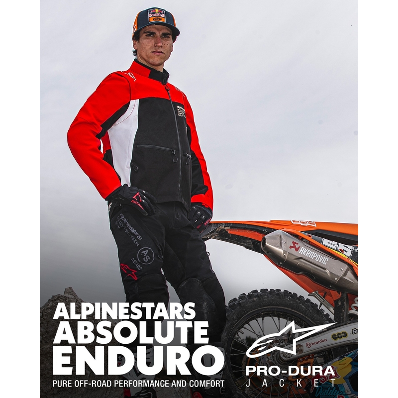Яке Alpinestars PRO-Dura черно - червено - бяло