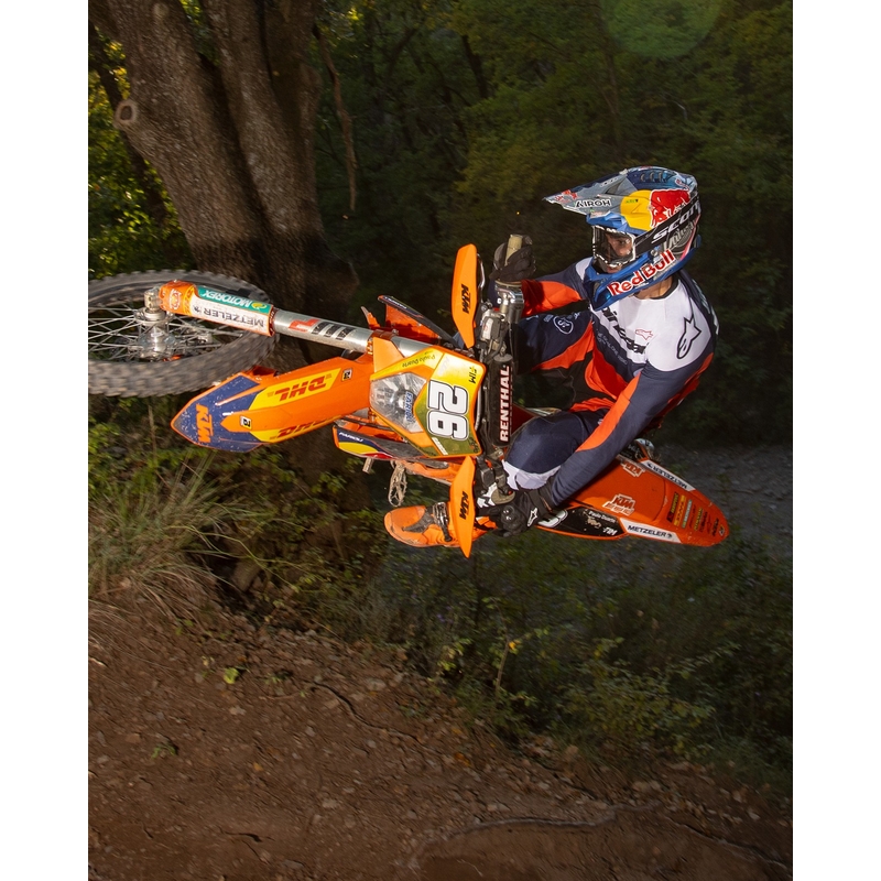 Alpinestars PRO-Dura тениска за мотокрос синьо-оранжево-бяло