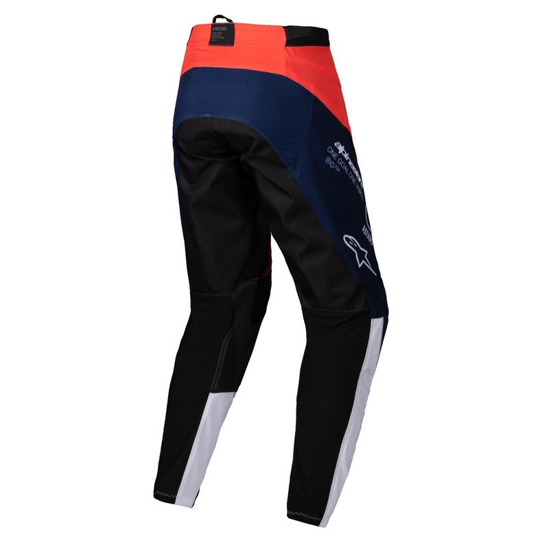 Alpinestars PRO-Dura Панталони за мотокрос синьо-оранжево-бяло