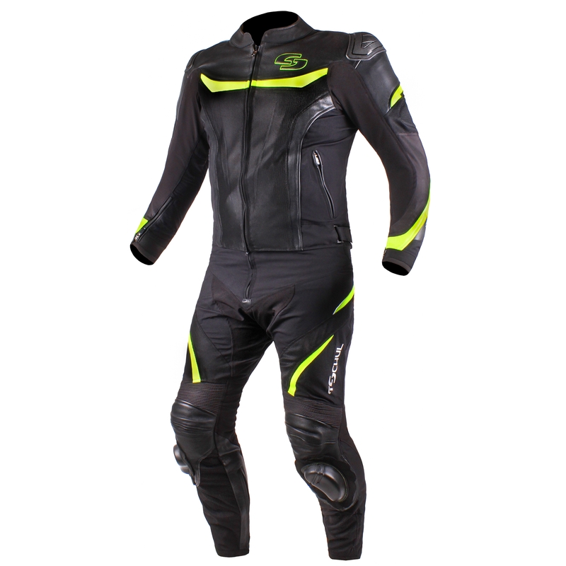 Pánská kombinéza Tschul 875 černo-fluo žlutá