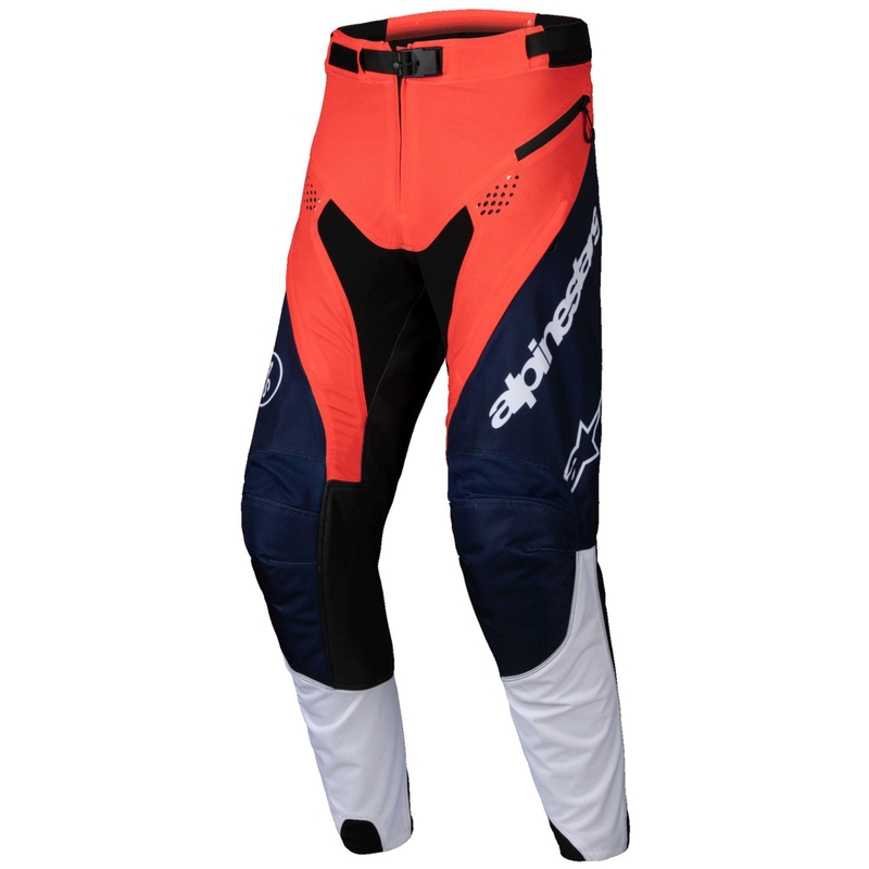 Alpinestars PRO-Dura Панталони за мотокрос синьо-оранжево-бяло
