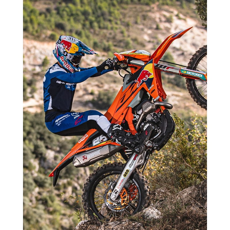 Alpinestars PRO-Dura Панталони за мотокрос синьо и бяло