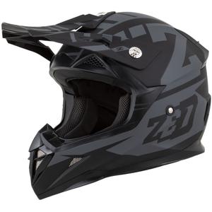 Мотокрос каска за мотоциклет ZED X1.9 Targa матово сиво-черна