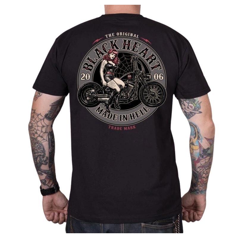 Тениска Black Heart Ember black