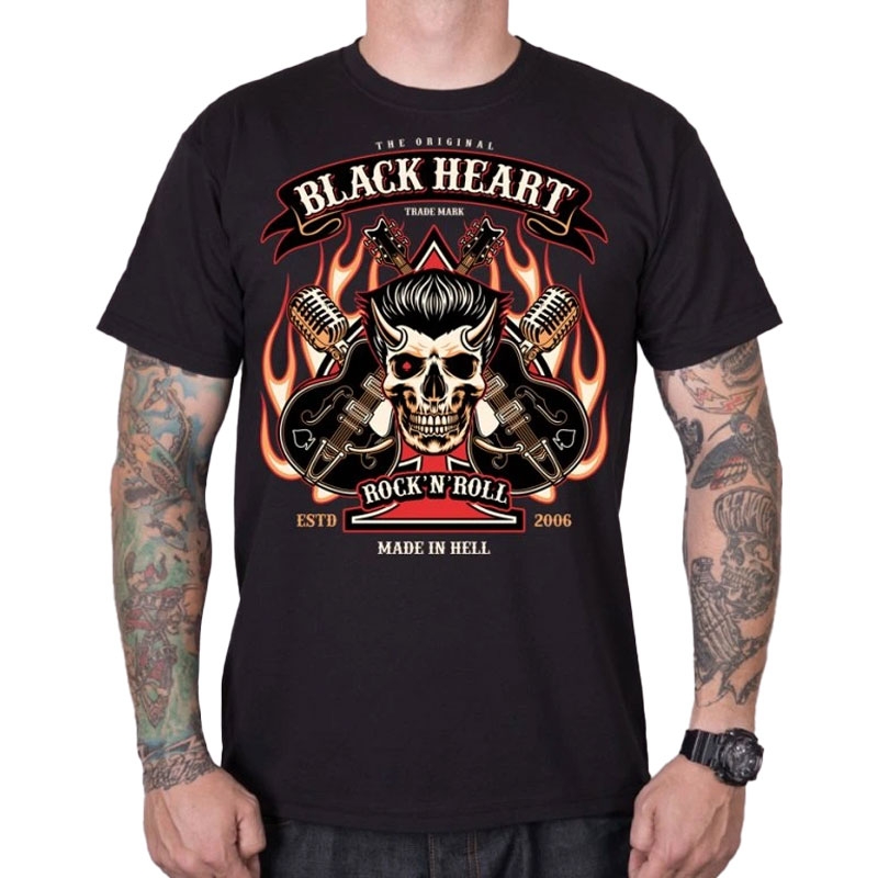 Тениска Black Heart HillBilly Boy black