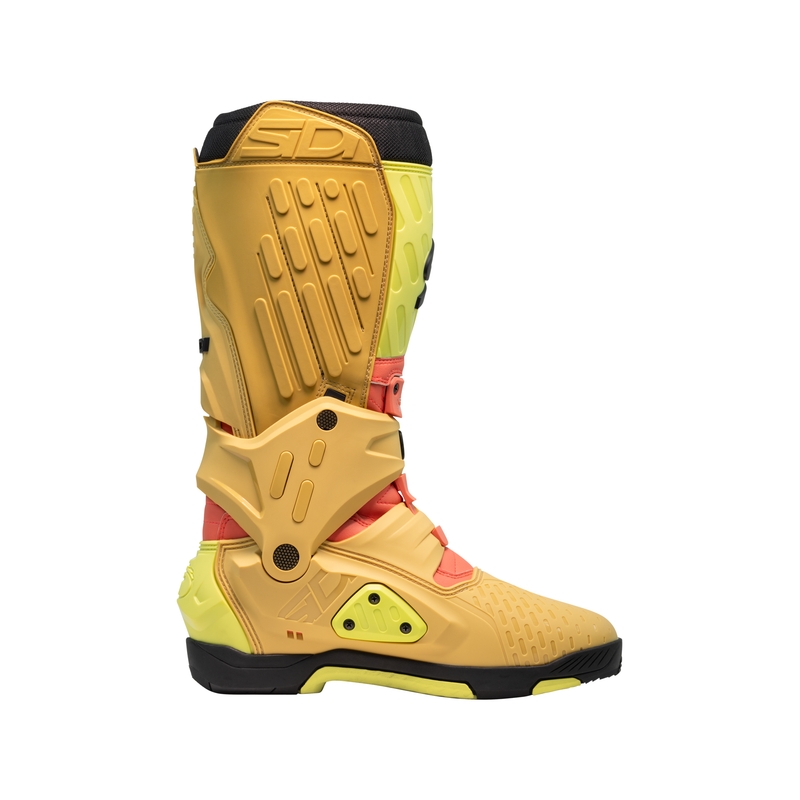 SiDi Crossair мотоциклетни ботуши златисто-зеленикави