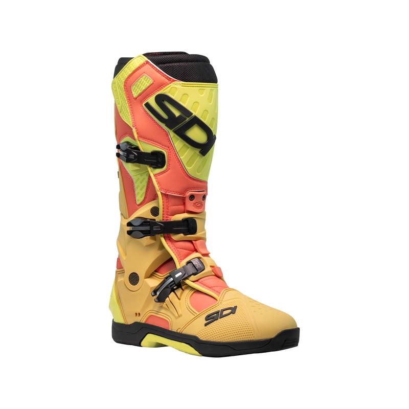 SiDi Crossair мотоциклетни ботуши златисто-зеленикави