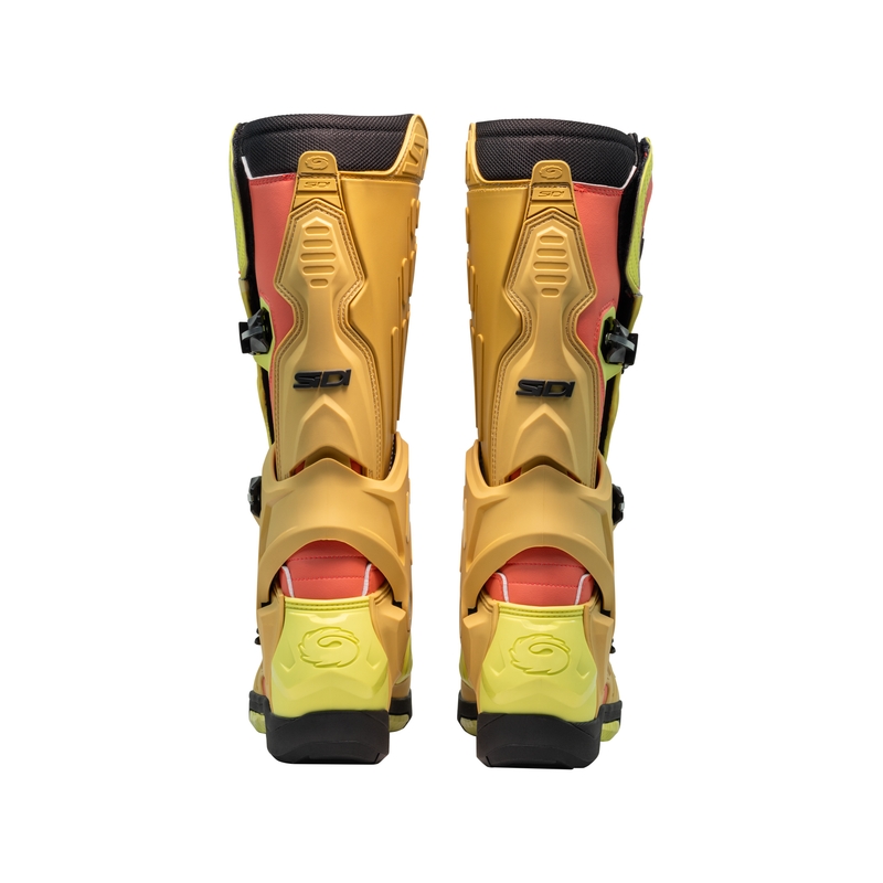 SiDi Crossair мотоциклетни ботуши златисто-зеленикави