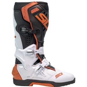 Мотоциклетни ботуши SiDi Crossair бели-черни-бронзови