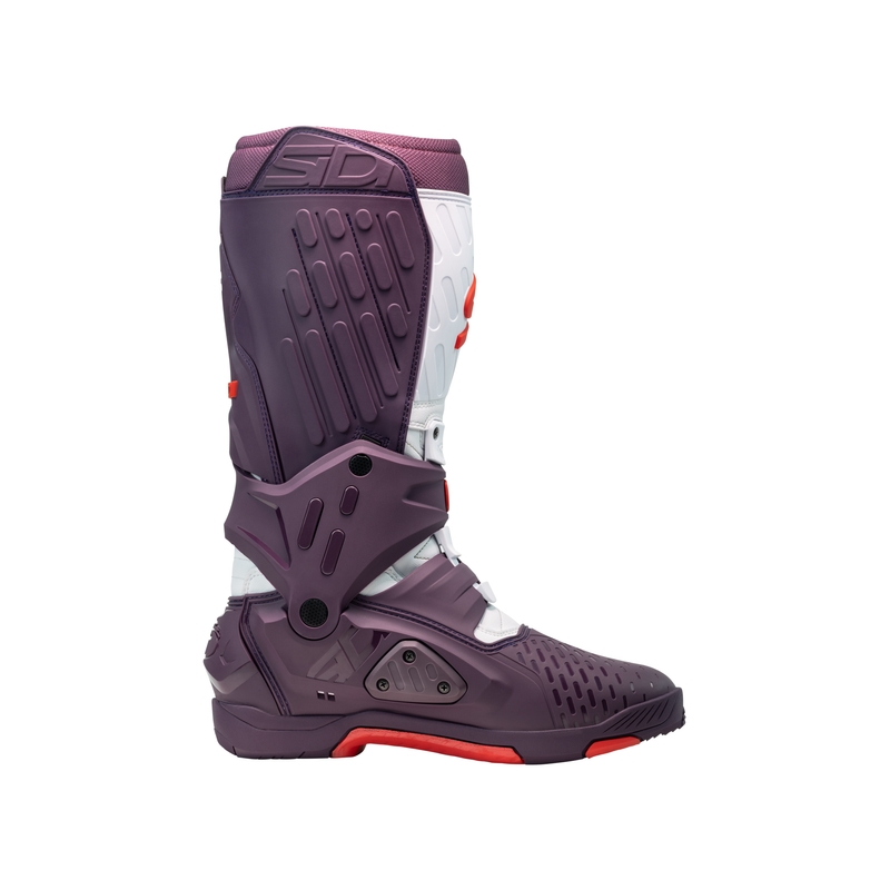 Мотоциклетни ботуши SiDi Crossair в бордо и бяло
