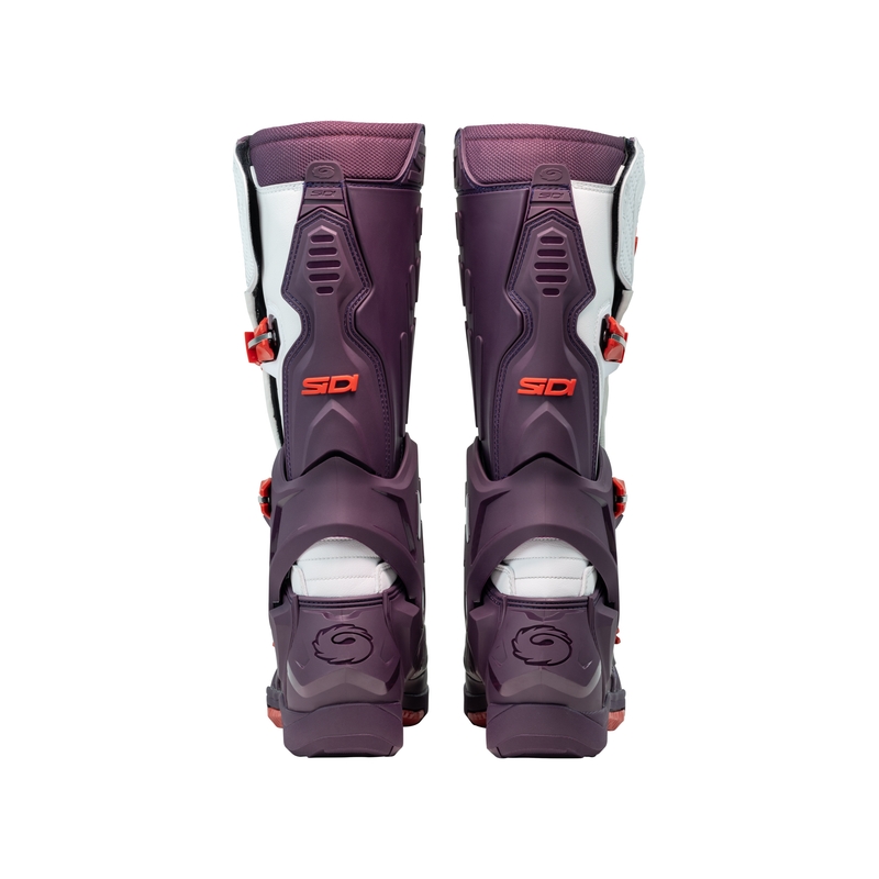 Мотоциклетни ботуши SiDi Crossair в бордо и бяло