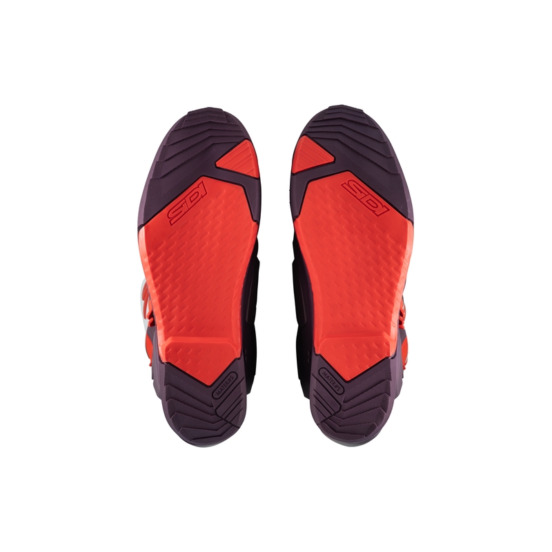 Мотоциклетни ботуши SiDi Crossair в бордо и бяло