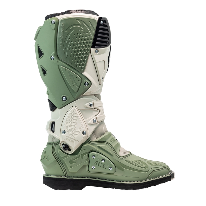 SiDi Crossfire 3 ботуши за мотоциклет зеленобежови