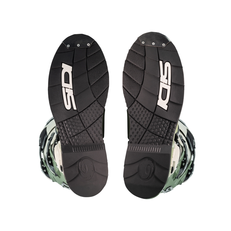 SiDi Crossfire 3 ботуши за мотоциклет зеленобежови