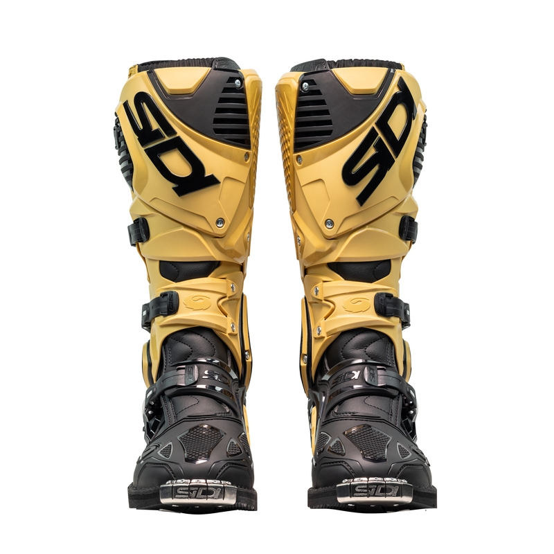SiDi Crossfire 3 ботуши за мотоциклет златни и черни