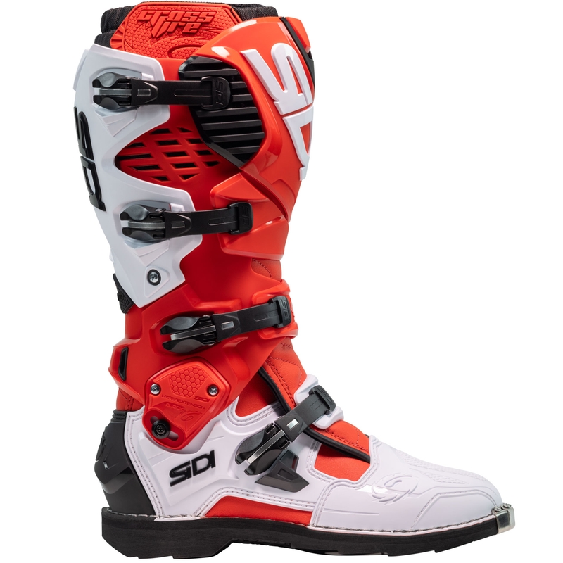 Мотоциклетни ботуши SiDi Crossfire 3 червено и бяло